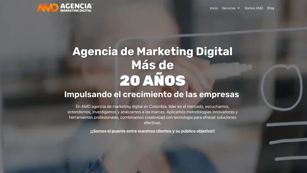 mejores agencias de marketing digital en Bogotá AMD