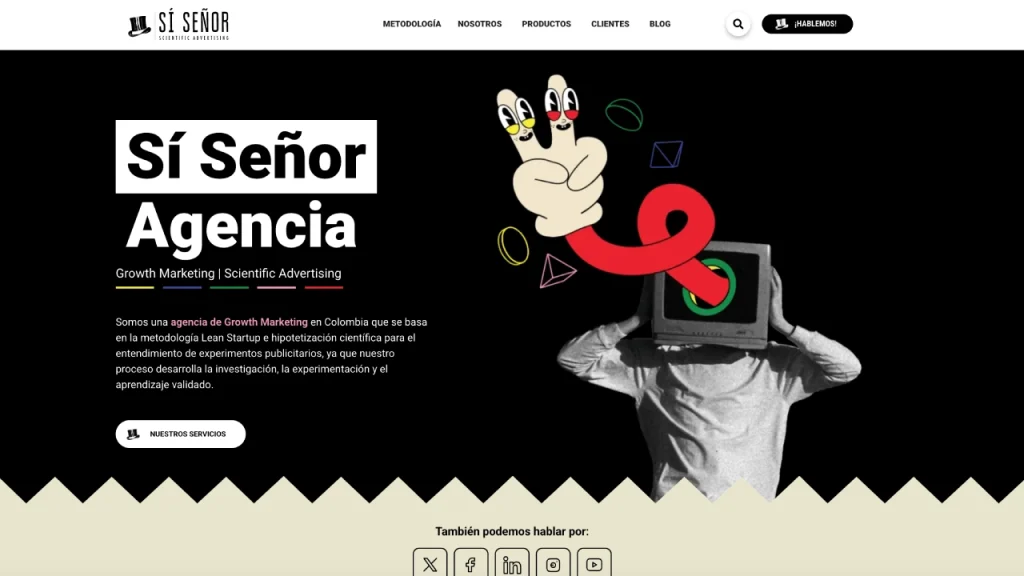 mejores agencias de marketing digital en Bogotá Sí Señor Agencia